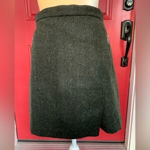 Banana Republic Dark Green/Black Mini Skirt